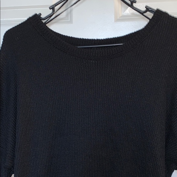 Black knit sweater - Picture 2 of 3